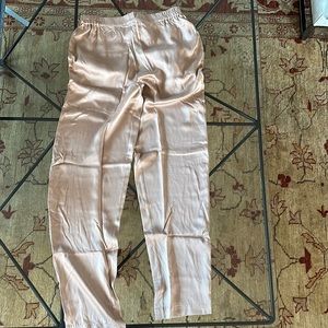 New silk pants lunya size small